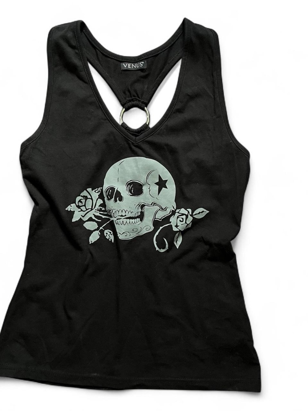 Venus Black Skull Tank